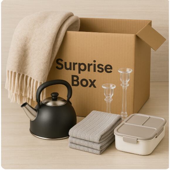 Mystery Home Essentials Box – New Items Kitchen, Storage, Cleaning – $200+ Value - Picture 6 of 6